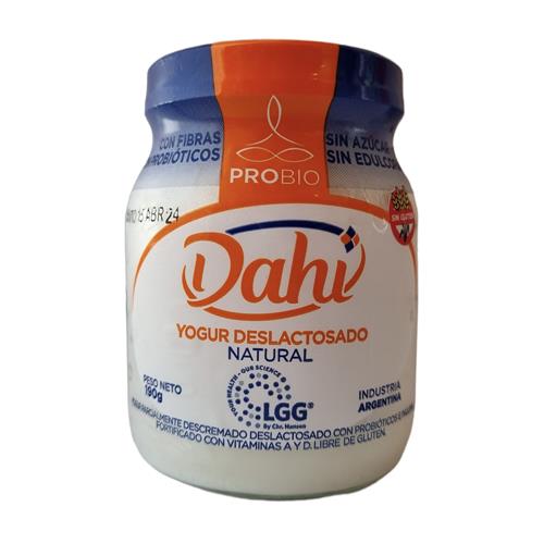 Dahi - Yogur probio deslactosado sabor natural (190gr)