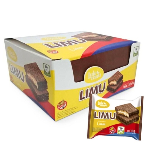 Lulemuu - Limu oblea rellena de limón (Caja x 20 unidades)