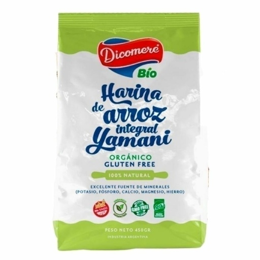 Dicomere - Harina de arroz integral yamani (450gr)