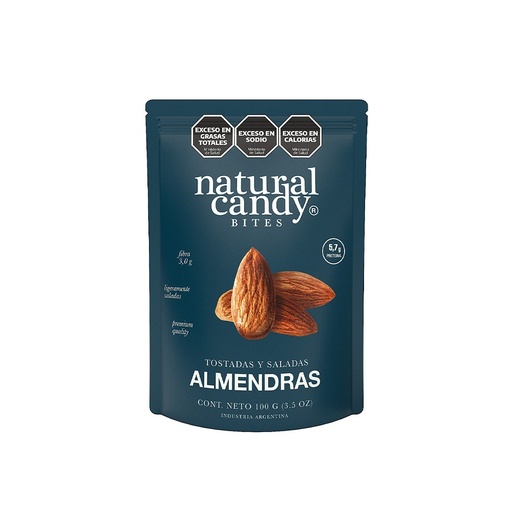 Natural Candy - Almendras tostadas y saladas (100gr)