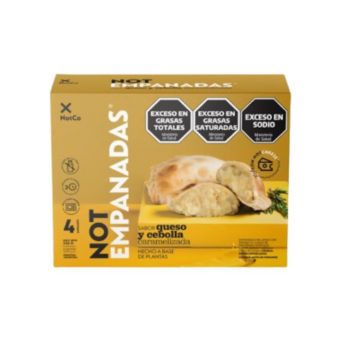 The Not Company - Empanadas sabor queso y cebolla (4u x 84g)