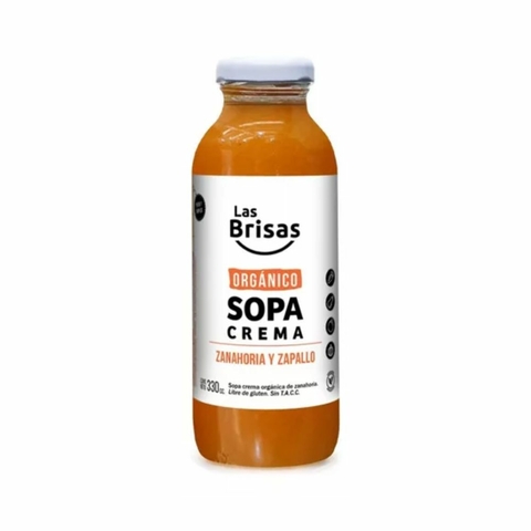 Las Brisas - Sopa crema orgánica zanahoria y zapallo (330gr)