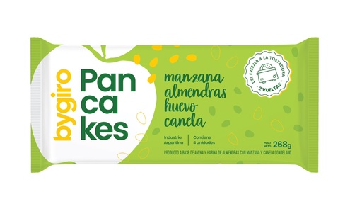 Bygiro Pancakes - Pancakes de manzana y canela (pack 4 unidades)