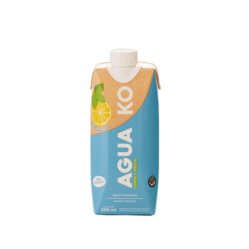 Ko - Agua sabor limon y menta (500ml)