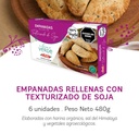 Orali - Empanadas rellenas con texturizado de soja (6 unidades - 480gr)