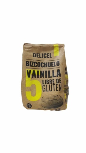 Delicel - Premezcla bizcochuelo sabor vainilla (500gr)