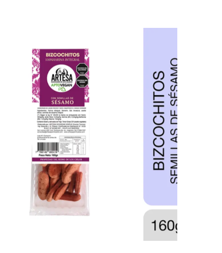 Artesa - Bizcochitos Sesamo (160gr)