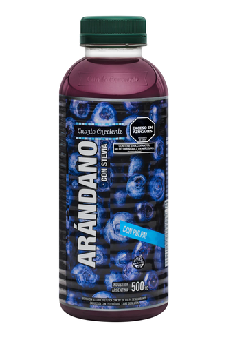 Cuarto creciente - Jugo de Arandano con Stevia ( 500 ml)