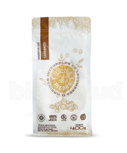Molino de Piedra - Harina integral de garbanzo (400gr)