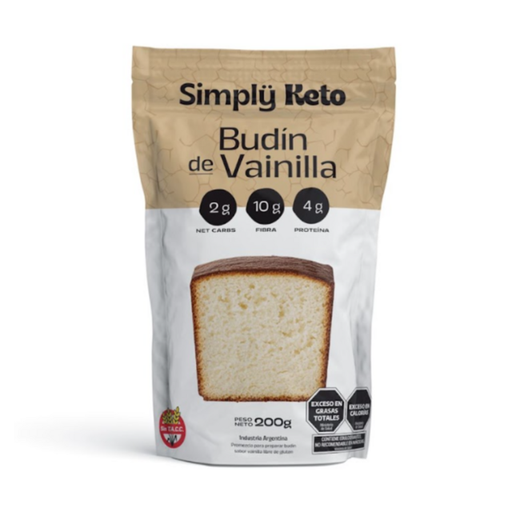 Simply keto - Premezcla budin de vainilla (200gr)