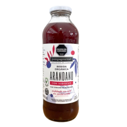 Pampa Gourmet - Jugo Organico Arandano con Hibiscus y Vinagre de Manzana 500 ml