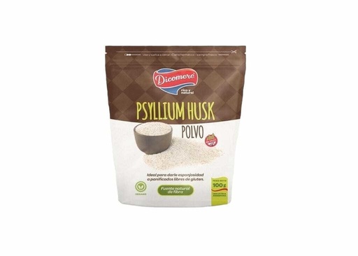 Dicomere - Psyllium husk en polvo (100gr)