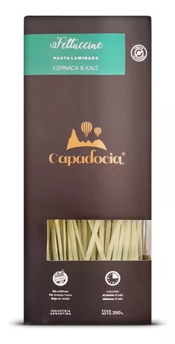 Capadocia - Pastas de espinaca y kale Fetuccini (250gr)