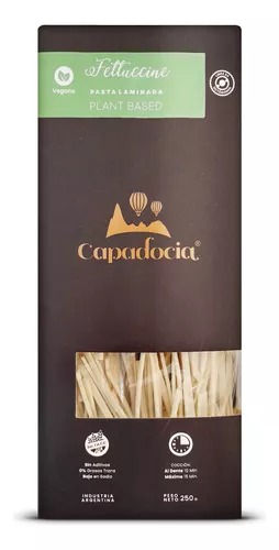 Capadocia - Pastas plant based Fetuccini espinaca (250gr)