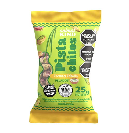 Animal Kind - Pistachitos Crema y Cebolla pelados (25g)