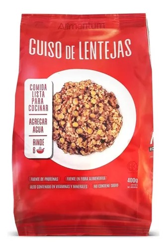 Molé - Guiso de Lentejas alimentum (400gr)