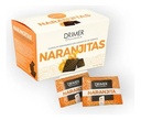 Drimer - Display tabletas semiamargo con cascaritas de naranja (20 unidades por caja - 5 gr c/u)