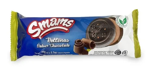 Smams - Galletitas rellenas chocolate (105gr)