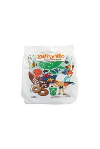 Zafranito - Galletitas organicas sabor Chocolate (150 gr)