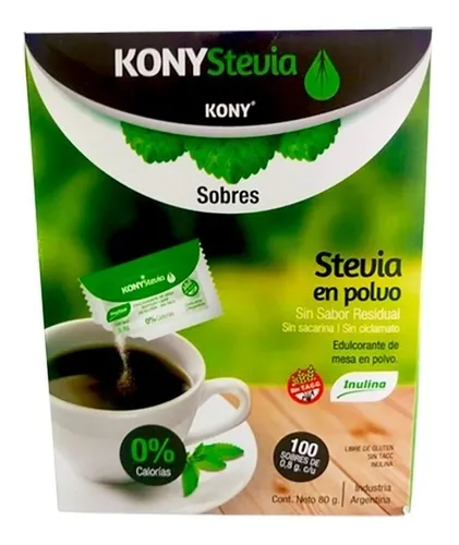 Kony - Stevia en sobres (x 100 unidades)