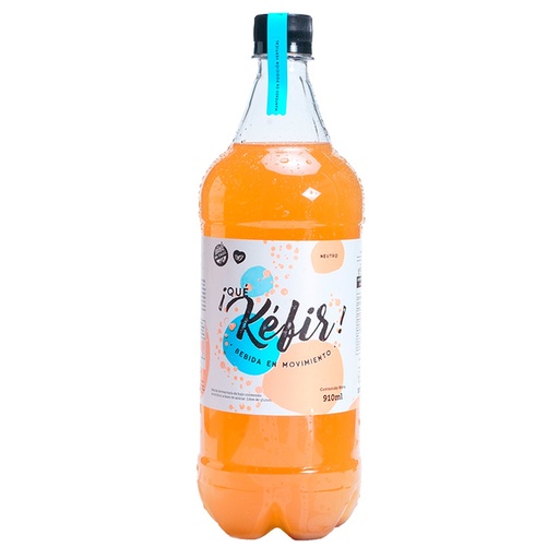 ¡Qué Kefir! - Bebida probiótica sabor naranja (910ml)