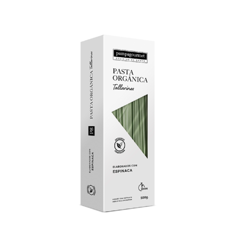 [PAMPA010] Pampa Gourmet - Fideos Organicos Espinaca 500 gr