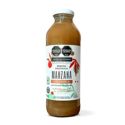 [PAMPA017] Pampa Gourmet - Jugo Organico Manzana con Canela y Vinagre de Manzana 500 ml