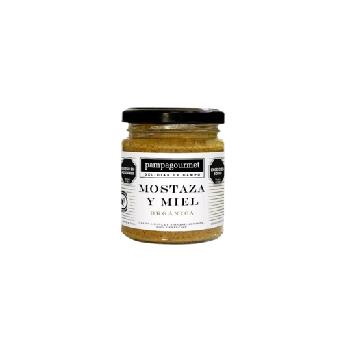 [PAMPA029] Pampa Gourmet - Mostaza y miel orgánica certificada (170gr)