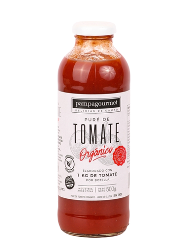 [PAMPA033] Pampa Gourmet - Puré de tomates orgánico (500gr)