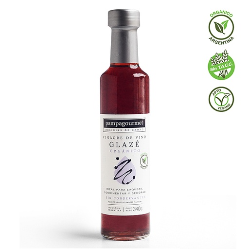 [PAMPA050] Pampa Gourmet - Vinagre de Vino Glaze Orgánico (250gr)