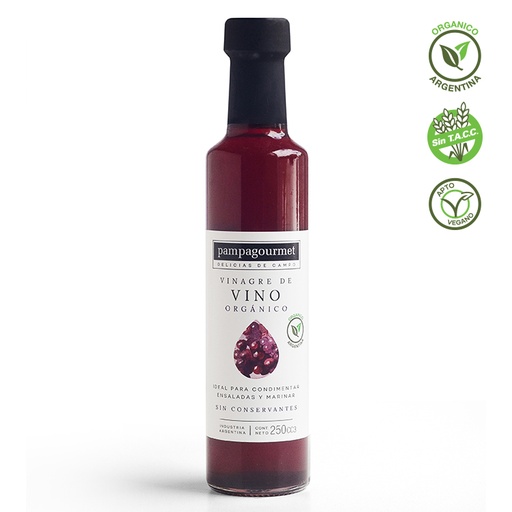 [PAMPA051] Pampa Gourmet - Vinagre de Vino Orgánico 250 gr