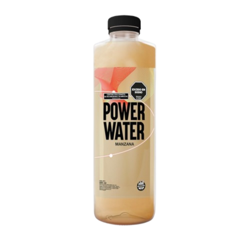 [POWER002] Power Water - Agua Sabor Manzana 500 ml