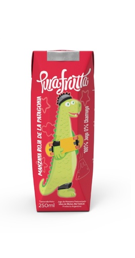 [PURAF016] Pura Frutta - Jugo natural sabor manzana roja (250ml)