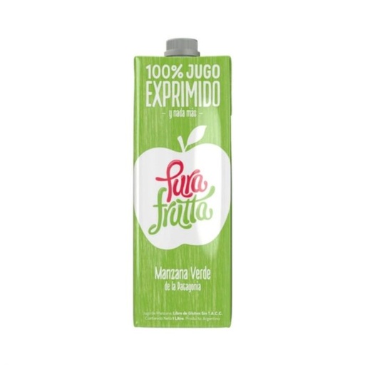 [PURAF025] Pura Frutta - Jugo natural sabor manzana verde (1lt)