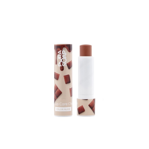 [PURAS026] Pura Soap - Bálsamo labial con color chocolate nude (4gr)