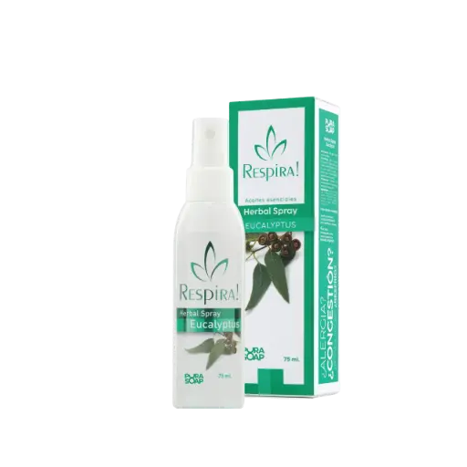 [PURAS055] Pura Soap - Respira spray herbal de eucalyptus + aceites esenciales (75ml)