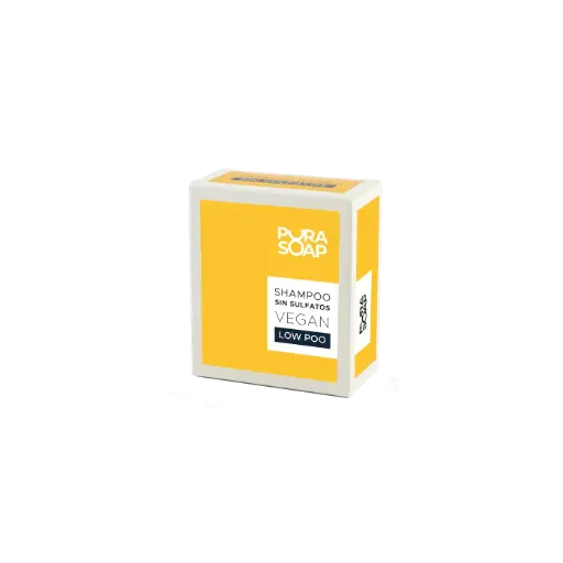 [PURAS056] Pura Soap - Shampoo solido sin sulfito cabello graso vegano Citrico x 60 gr
