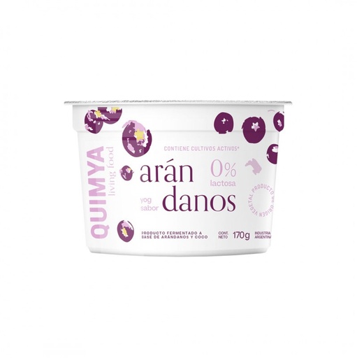 [QUIMY009] Quimya Yog - Yogurt vegano sabor arándanos (200gr)
