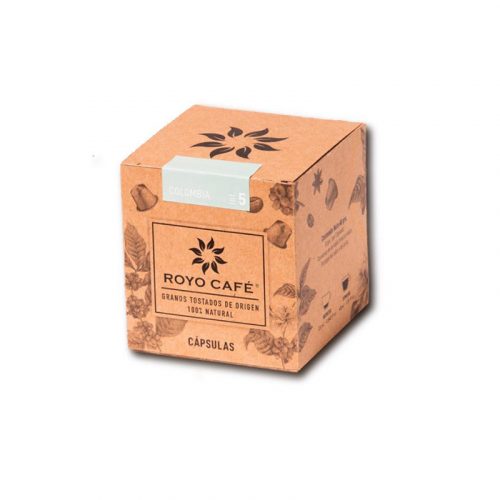 [ROYOC002] Royo Café: - Cafe en Cápsulas Colombia (10 capsulas compatibles con Nesspreso)