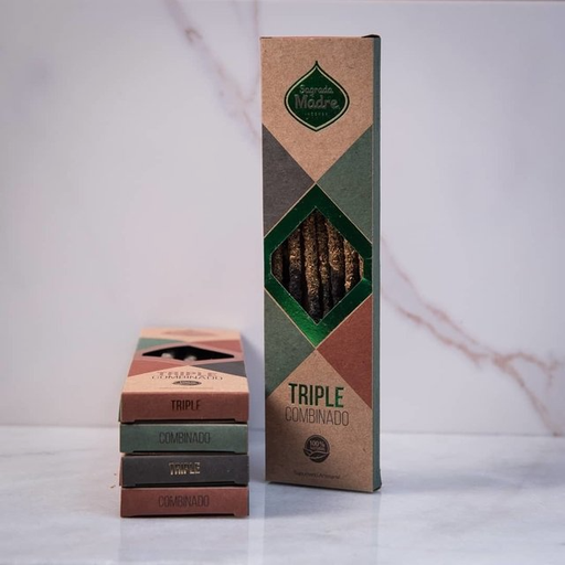 [SAGRA105] Sagrada Madre - Sahumerios triple empaste combinado 