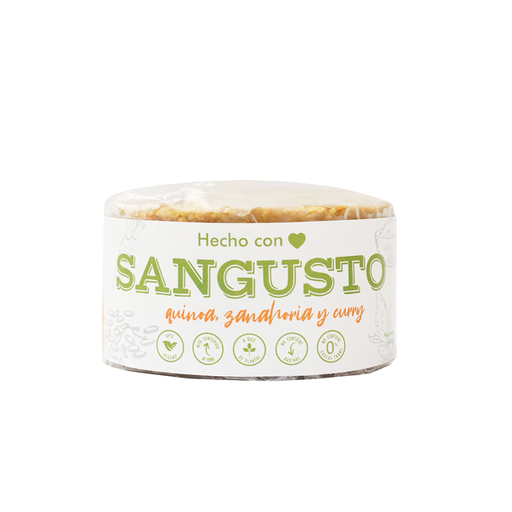[SANGU011] Sangusto - Hamburguesa Veganas de Quinoa y Curry (4 unidades)