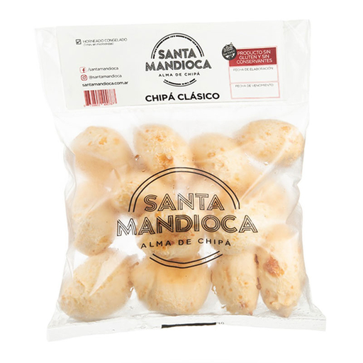 [SANTA009] Santa Mandioca - Chipá clásico crudo (500gr)