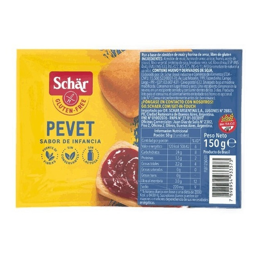 [SCHAR013] Schar - Pan Pevet (150gr)