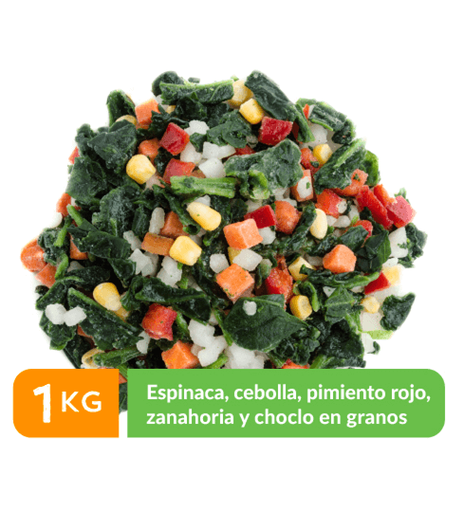Biomac - Vegetales congelados IQF relleno para tarta nutritivo (750g)