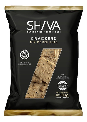 [SHIVA004] Shiva Crackers - Crackers mix de semillas (100gr)