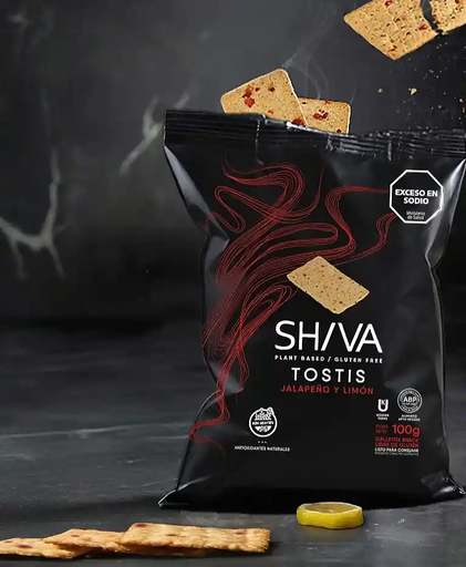 [SHIVA005] Shiva Crackers - Tostis sabor Jalapeño y Limon (100gr)