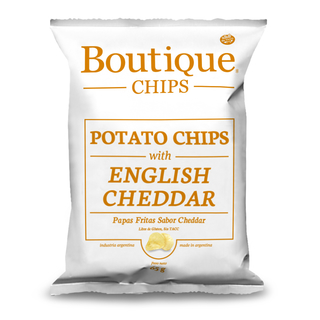 Boutique Chips - Chips de papas sabor cheddar (65gr)