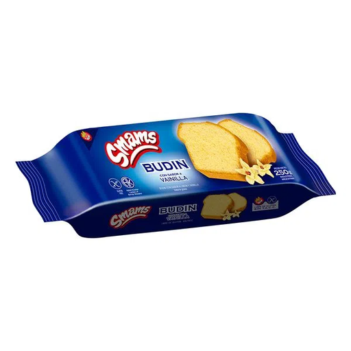 [SMAMS006] Smams - Budin sabor vainilla (250gr)