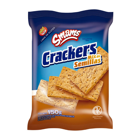 [SMAMS013] Smams - Crackers mix de semillas (150gr)