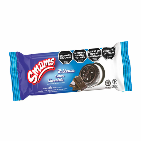 Smams - Galletitas rellenas chocolate (105gr)